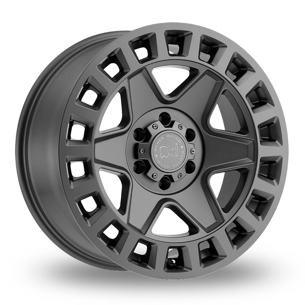 18" Volkswagen Transporter T5 T6 Black Rhino York Gunmetal Alloy Wheel Packages