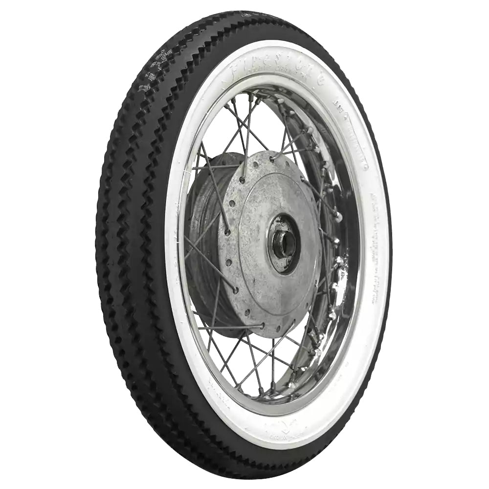 Firestone Deluxe Motorcycle Vintage Tyre Whitewall - 325-16
