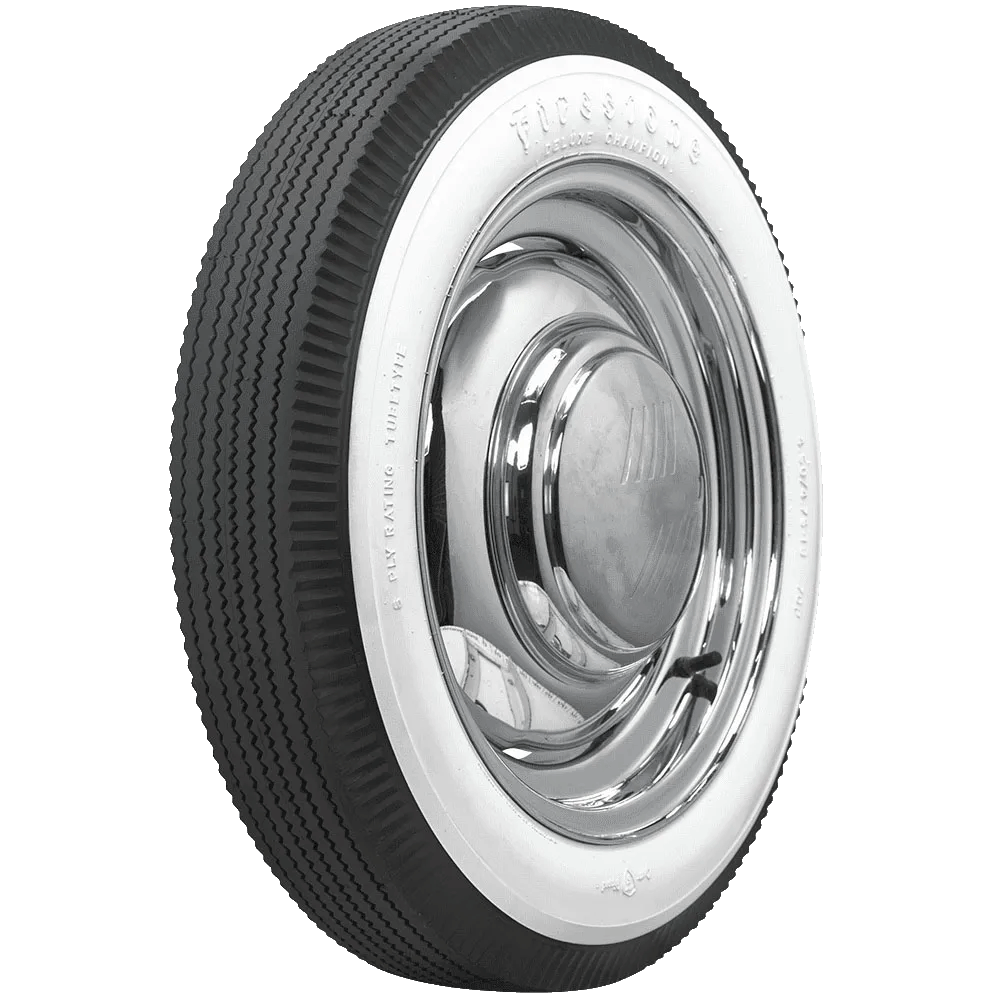 Firestone Vintage Crossply Tyre 2 1/4" Whitewall - 450/475x16