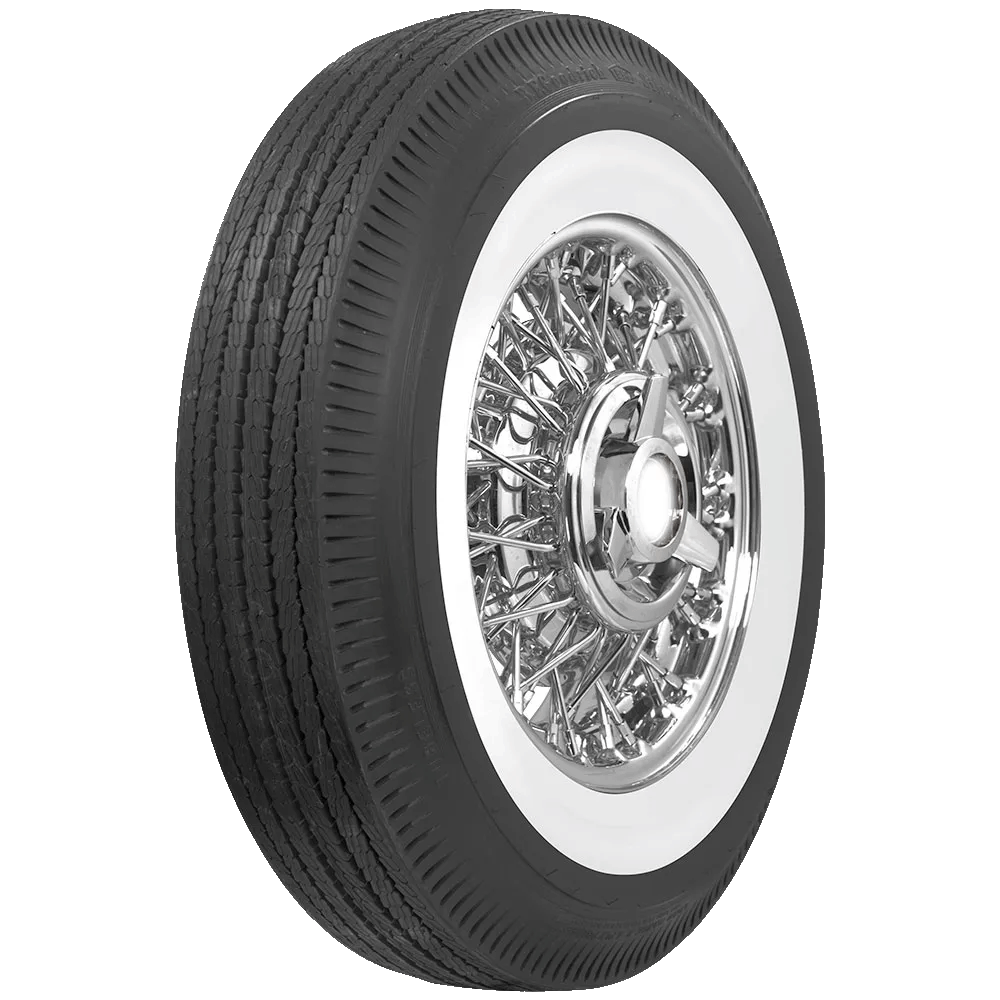 BF Goodrich 2 1/2" Whitewall Vintage Tyre - 760x15