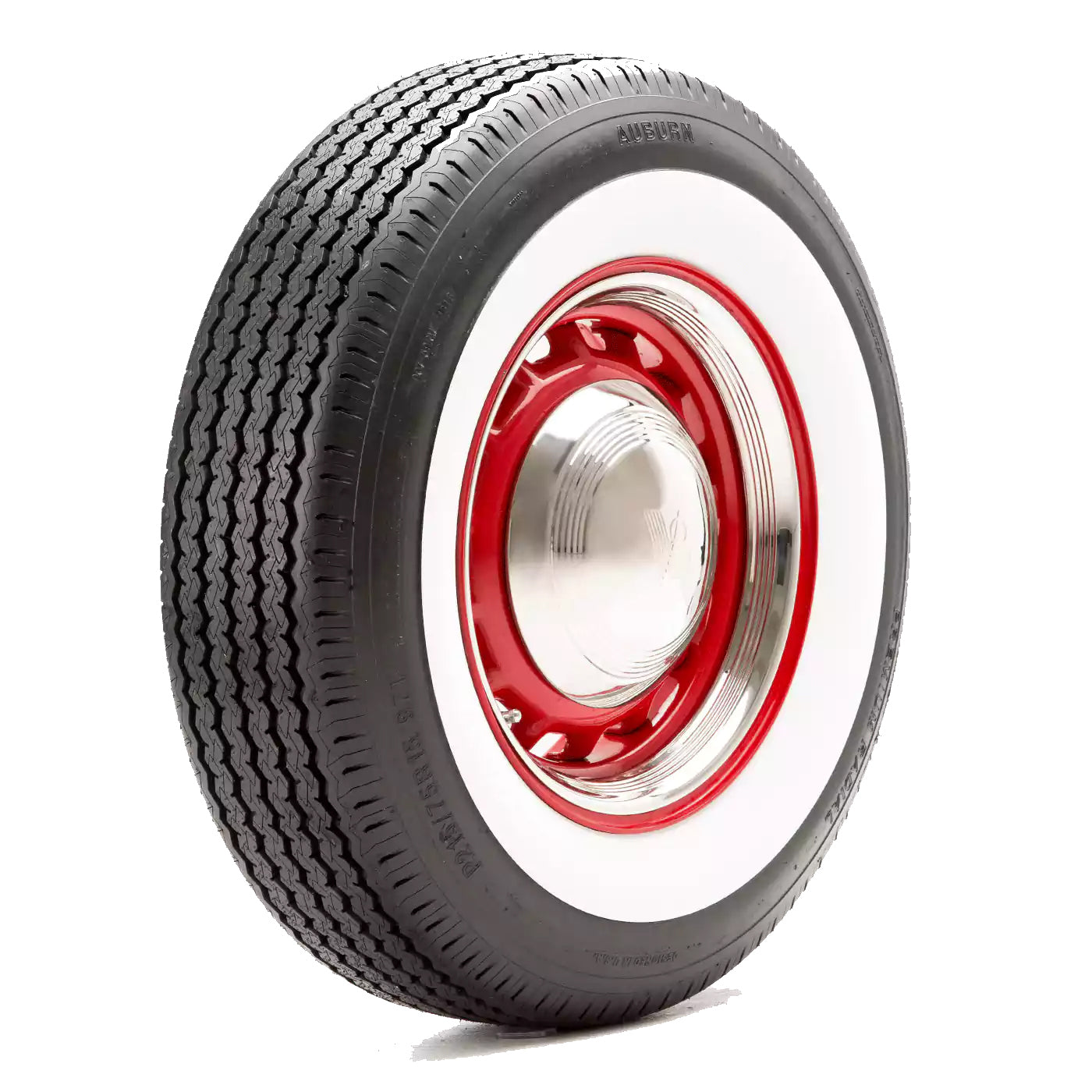 Auburn Radial 3 1/4" Whitewall Tyre - 215/75R15