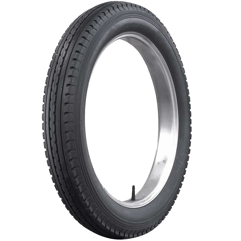 Excelsior Vintage Crossply Tyre Blackwall - 500x24