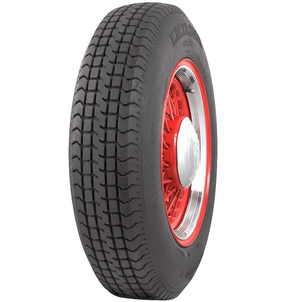 Excelsior Comp V Vintage Crossply Tyre Blackwall - 600x15