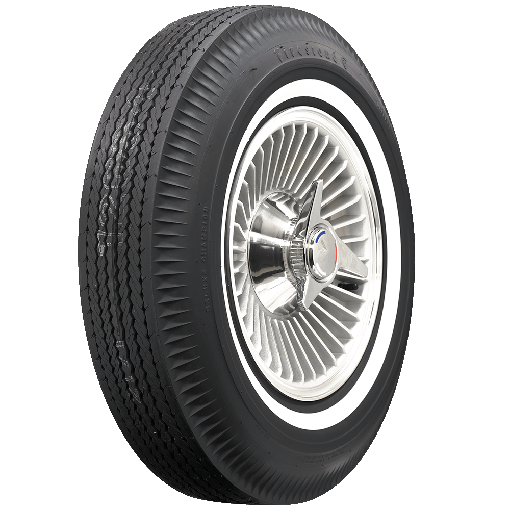 Firestone Vintage Tyre 1" Whitewall - 670x15