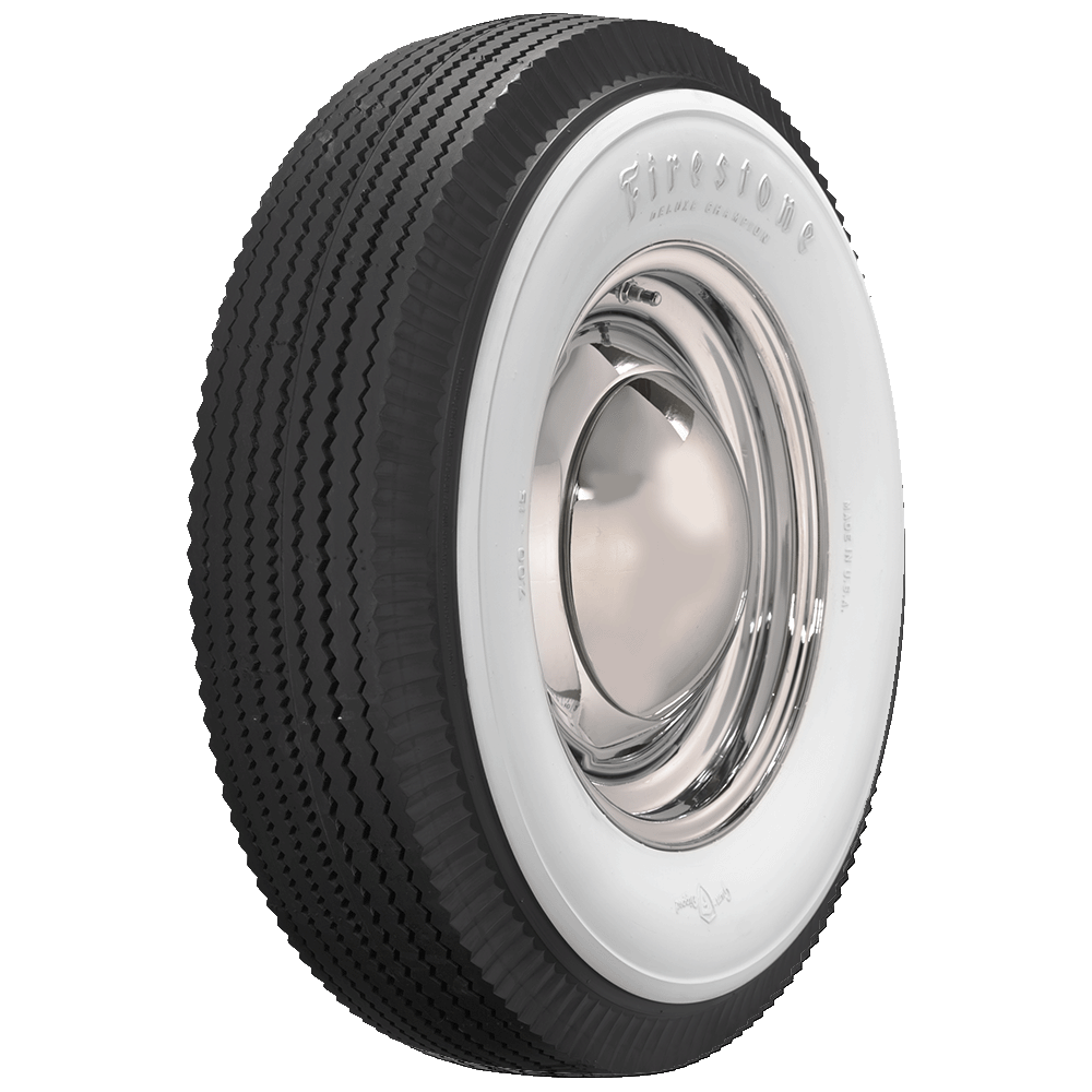 Firestone Vintage Tyre 4 1/8" Whitewall - 700x15