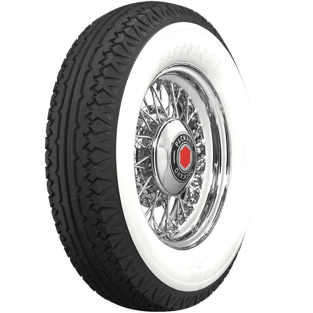 Firestone Balloon Vintage Tyre 3 1/4" Whitewall - 650x19