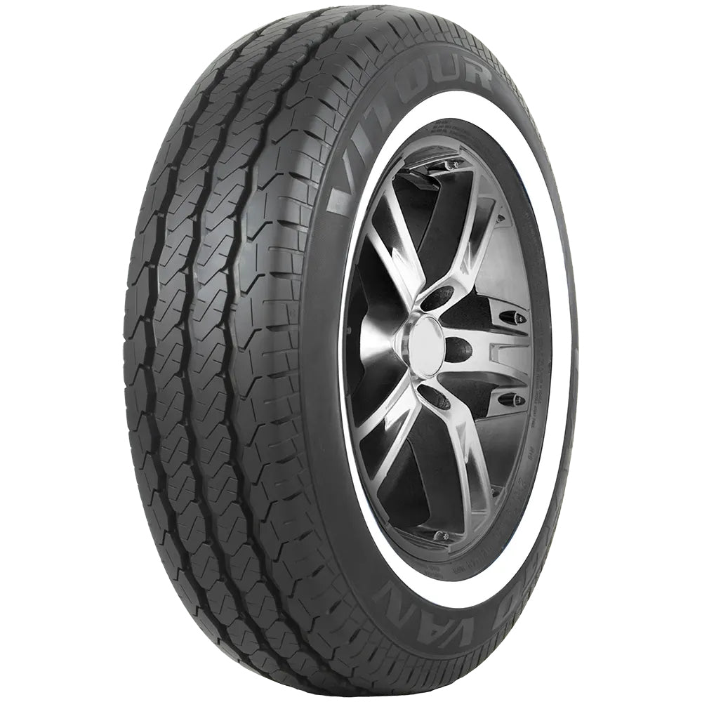 Vitour Galaxy Birdstone 34mm Whitewall 215/70R15