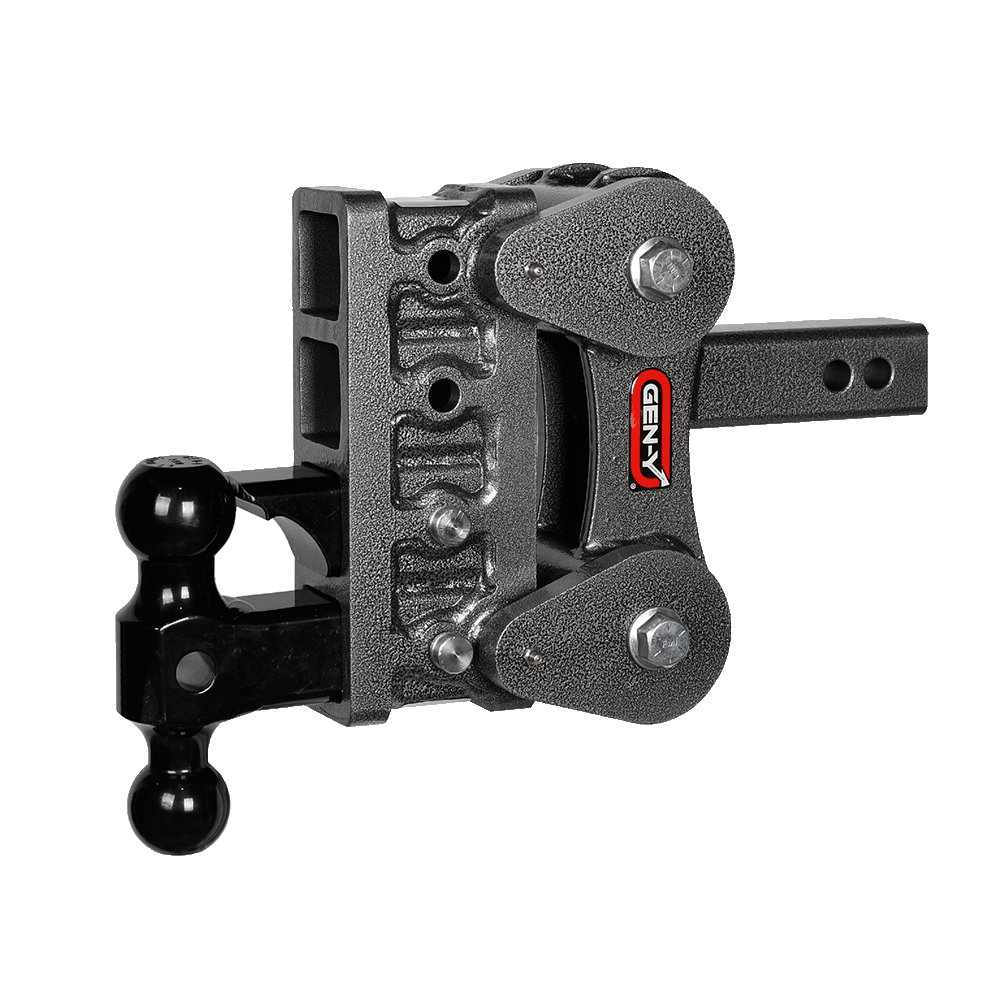 Gen-Y The Boss Torsion-Flex Class IV 10k Ball Mount 5" Drop 2" Shank