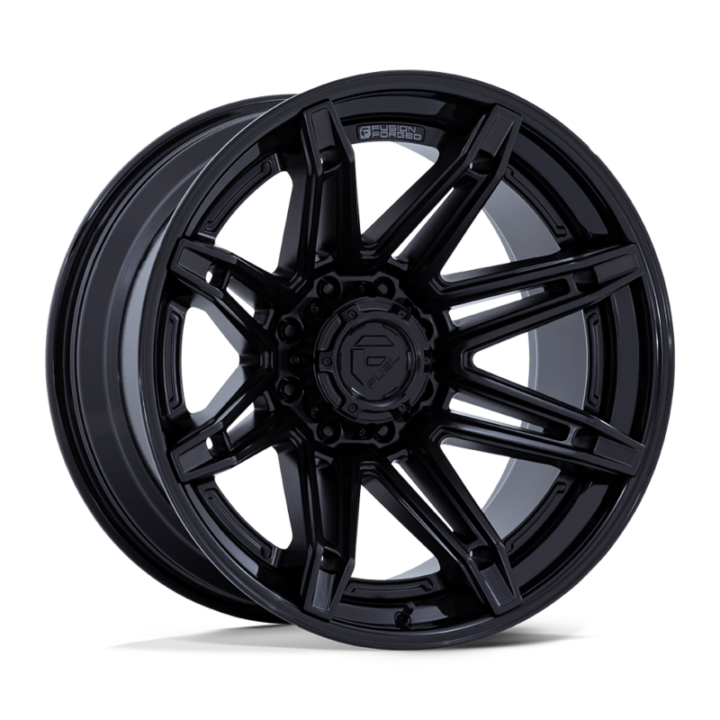 Fuel Wheels Brawl FC401 6-139.7 (6-5.5") 20X10 MATTE BLACK W/ GLOSS BLACK LIP -18mm Offset  FC401MX20106818N