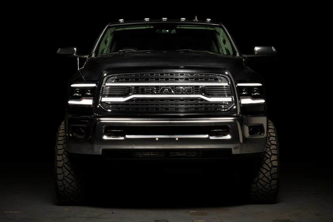 2013 - 2018 Dodge Ram 2500 / 3500 HD TRUCK XBG LED DRL Grille (Chrome)  XBG28