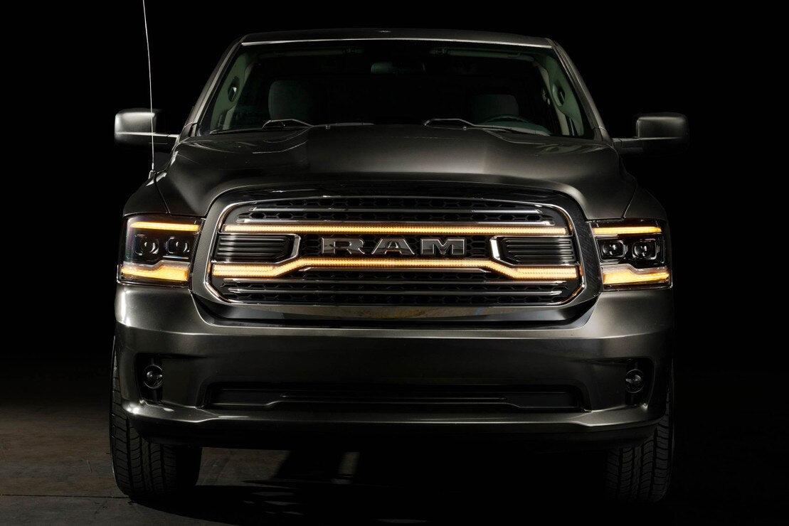 2013 - 2018 Dodge Ram 1500 XBG LED DRL Grille (Chrome)  XBG30