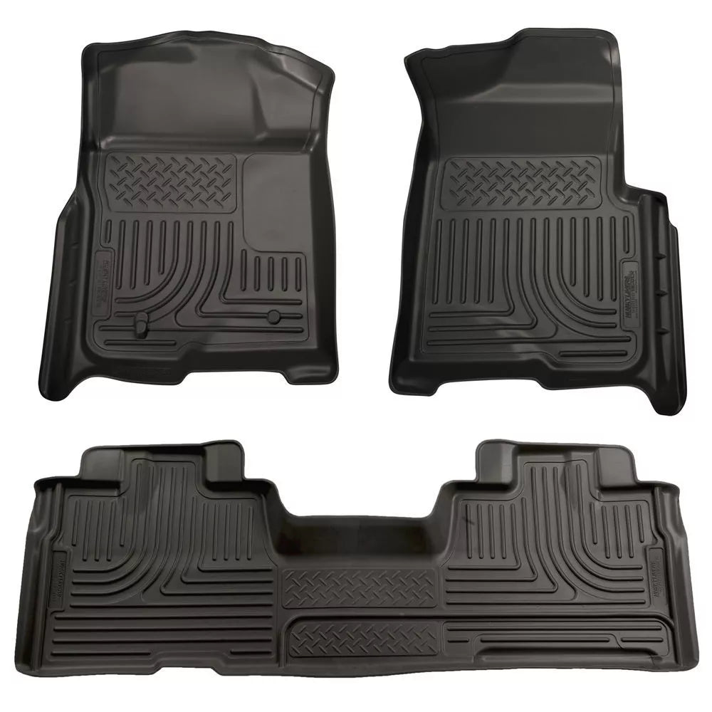 2009-2014 F150 HUSKY FITTED FLOOR MATS FRONT AND REAR