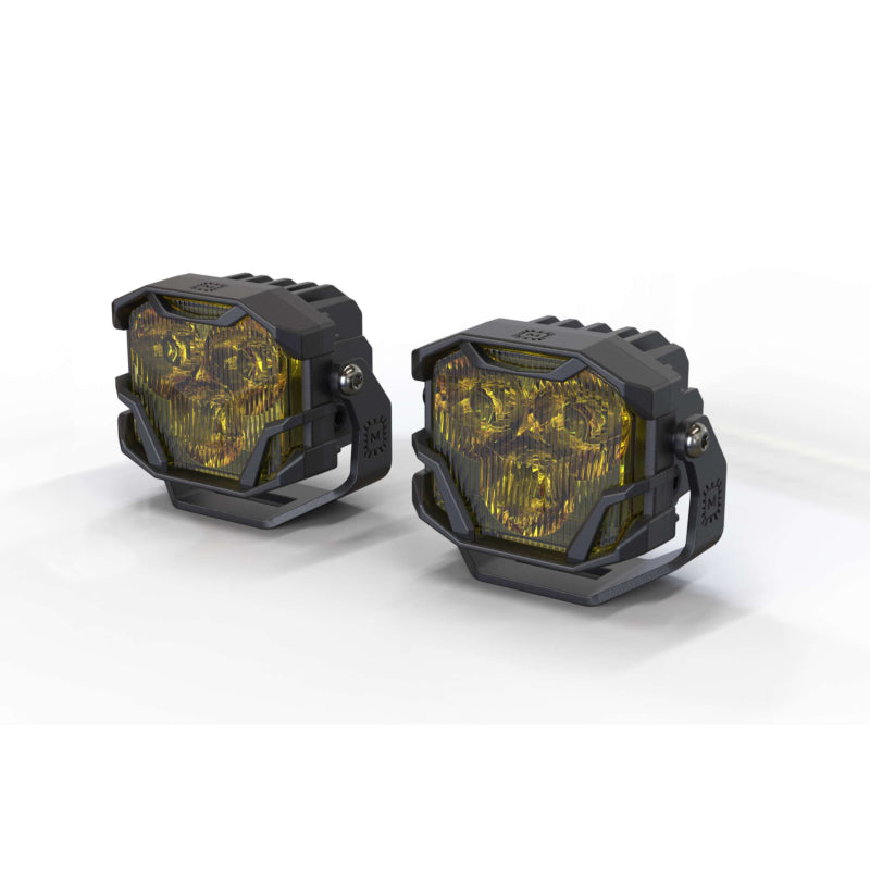Morimoto 4Banger 2.0 NCS LED Pods (Combo / Yellow / Pair) - BAF004