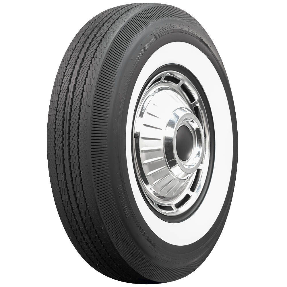 Auburn Radial 2 1/2" Whitewall Tyre 185R15