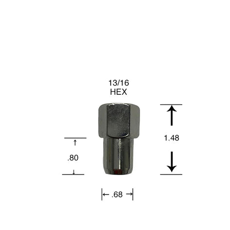 1/2" OPEN US MAG  NUT 8304