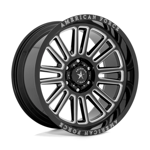 American Force Cast AC003 WEAPON 20X10 6X5.5 Gloss Black Milled -18 Offset