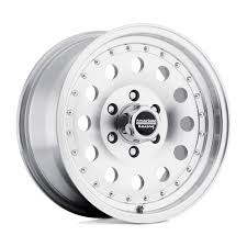 American Racing AR62 Outlaw 2 5-127 (5-5") 15X8 Machined With Clear Coat 3.75" BS