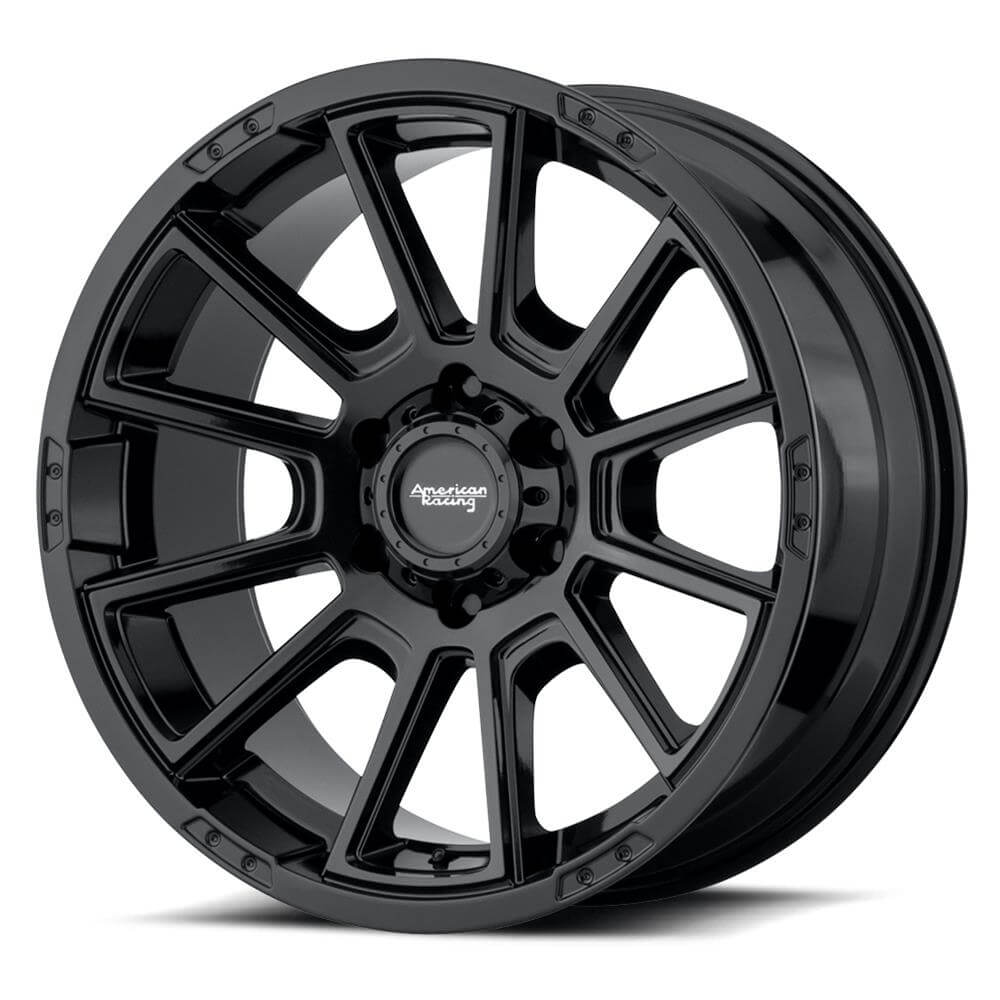20" Nissan Navara AR 933 Gloss Black Alloy Wheel Packages