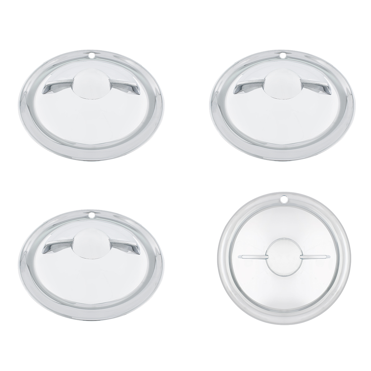 14" CHROME BULLET FLIPPER HUBCAP SET (SET OF 4) BHC03-14