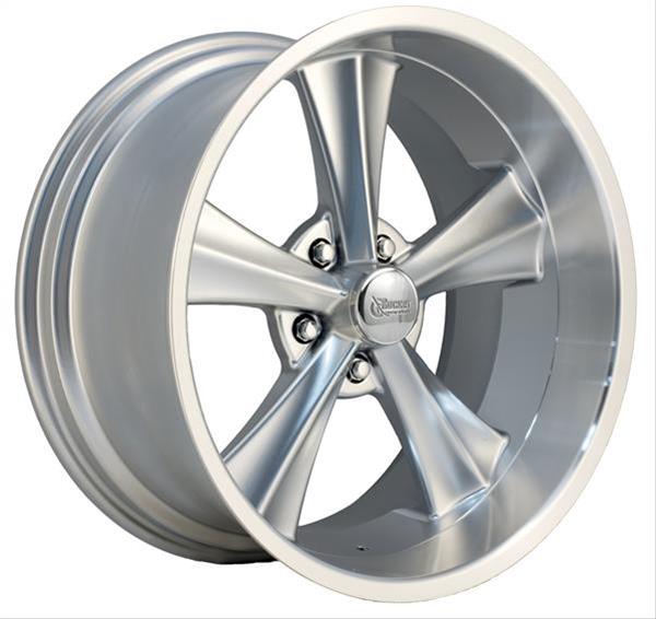 Rocket Racing Booster 5-114.3 (5-4.5") 17x7 Hyper Silver 4.25"BS