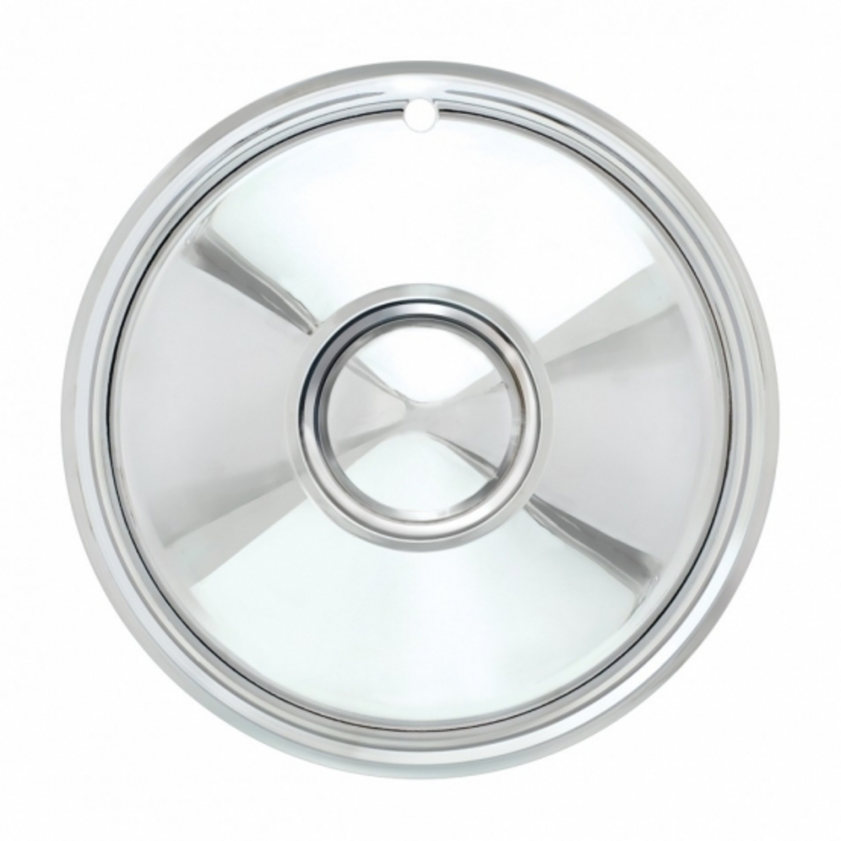 16" CHROME SOMBRERO HUBCAP SET WITH BULLET CENTRE (SET OF 4) C5063