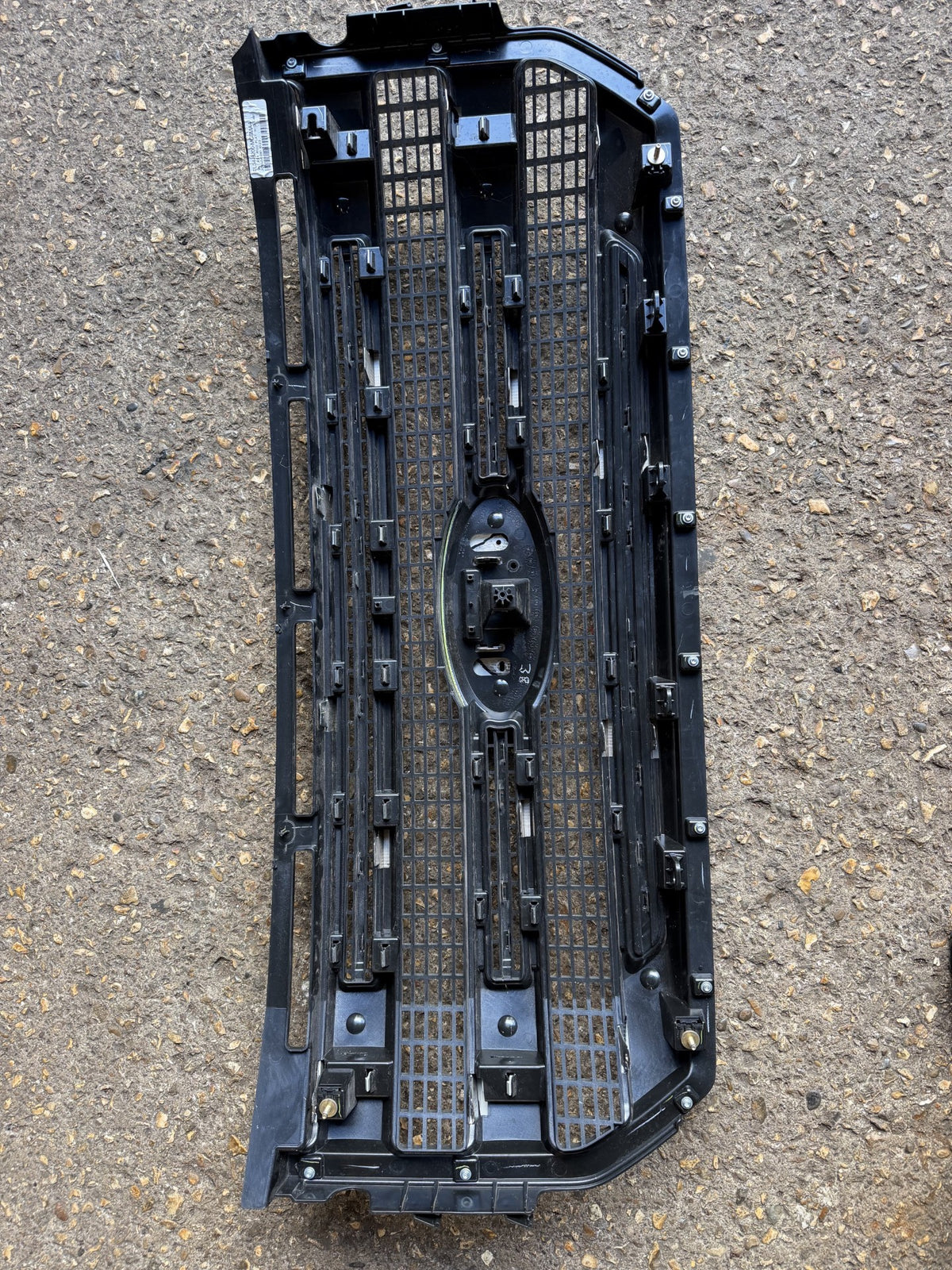 2015 - 2017 Ford F150 Platinum Grille TAKEOFF FL348200MCSMA4 WITHOUT CAMERA WITHOUT BADGE