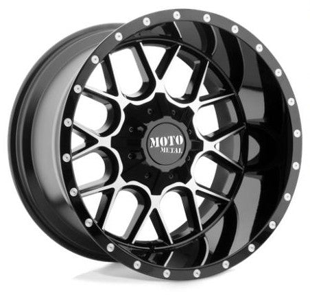 Moto Metal MO986 Gloss Black Machined 20X9 6-114.3 / 6-139.7 18+