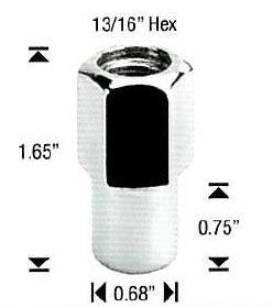 1/2" OPEN US MAG  NUT