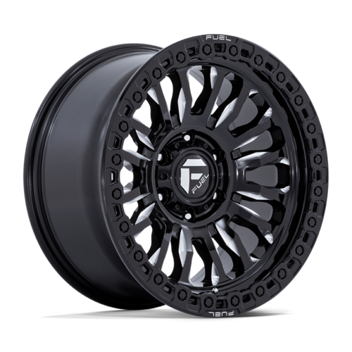 Fuel Wheels Rincon FC857 6-139.7 (6-5.5")  20x9  Gloss Black Milled +20mm FC857BE20906820