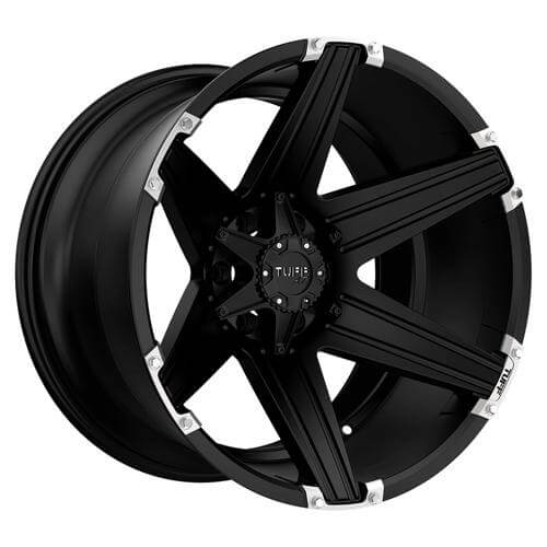 20" Ford Ranger Tuff T12 Black Alloy Wheel Packages