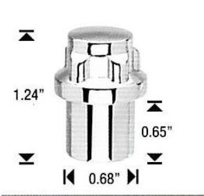 1/2" US MAG LOCKING NUT SET