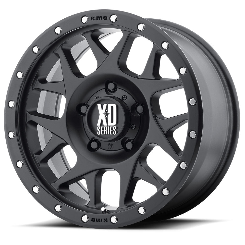 XD Wheels 127 Bully 6-139.7 (6-5.5") 20X9 Satin Black 18mm Offset