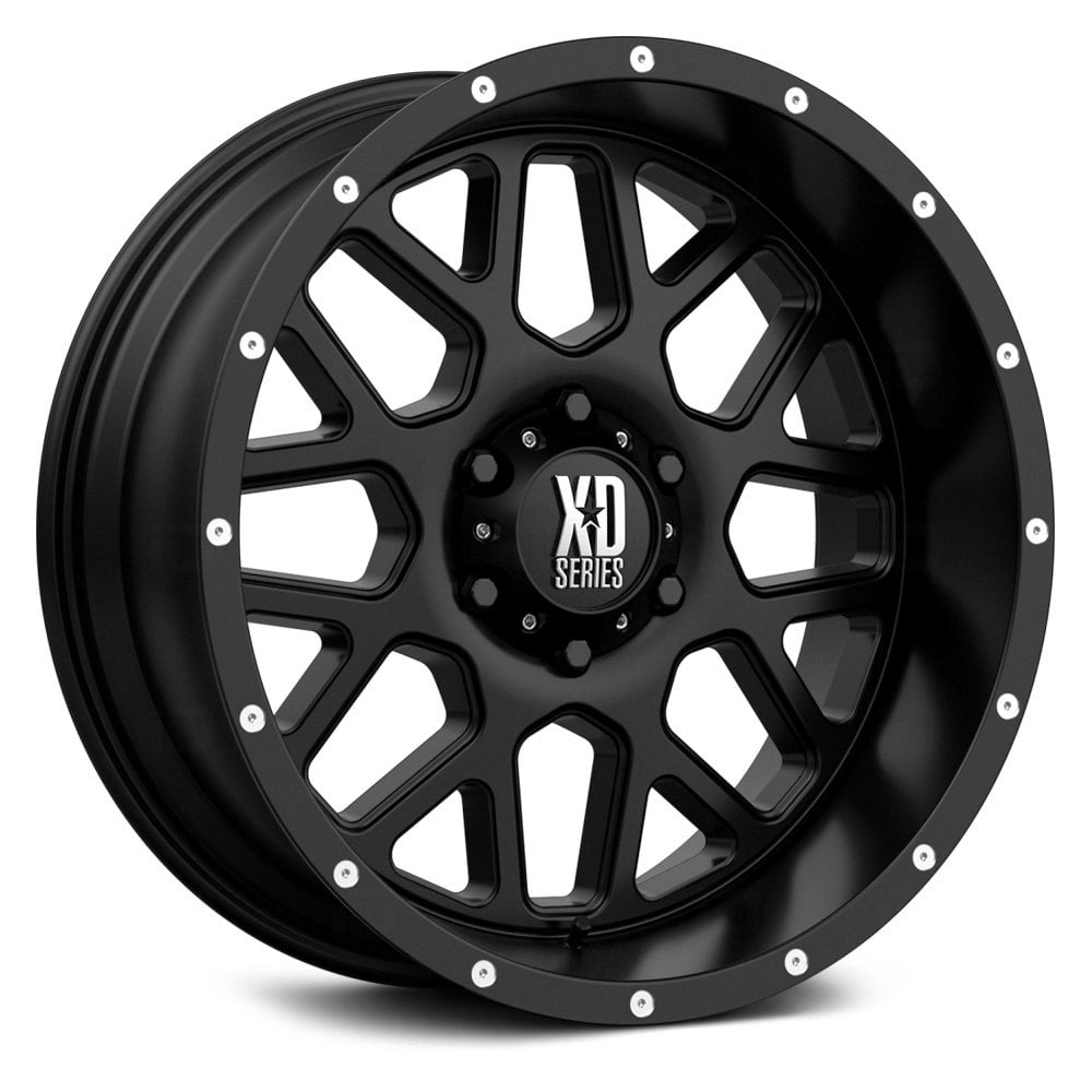 XD Wheels 820 Grenade 5-120.65 (5-4.75") 18X8 Satin Black 38 mm Offset