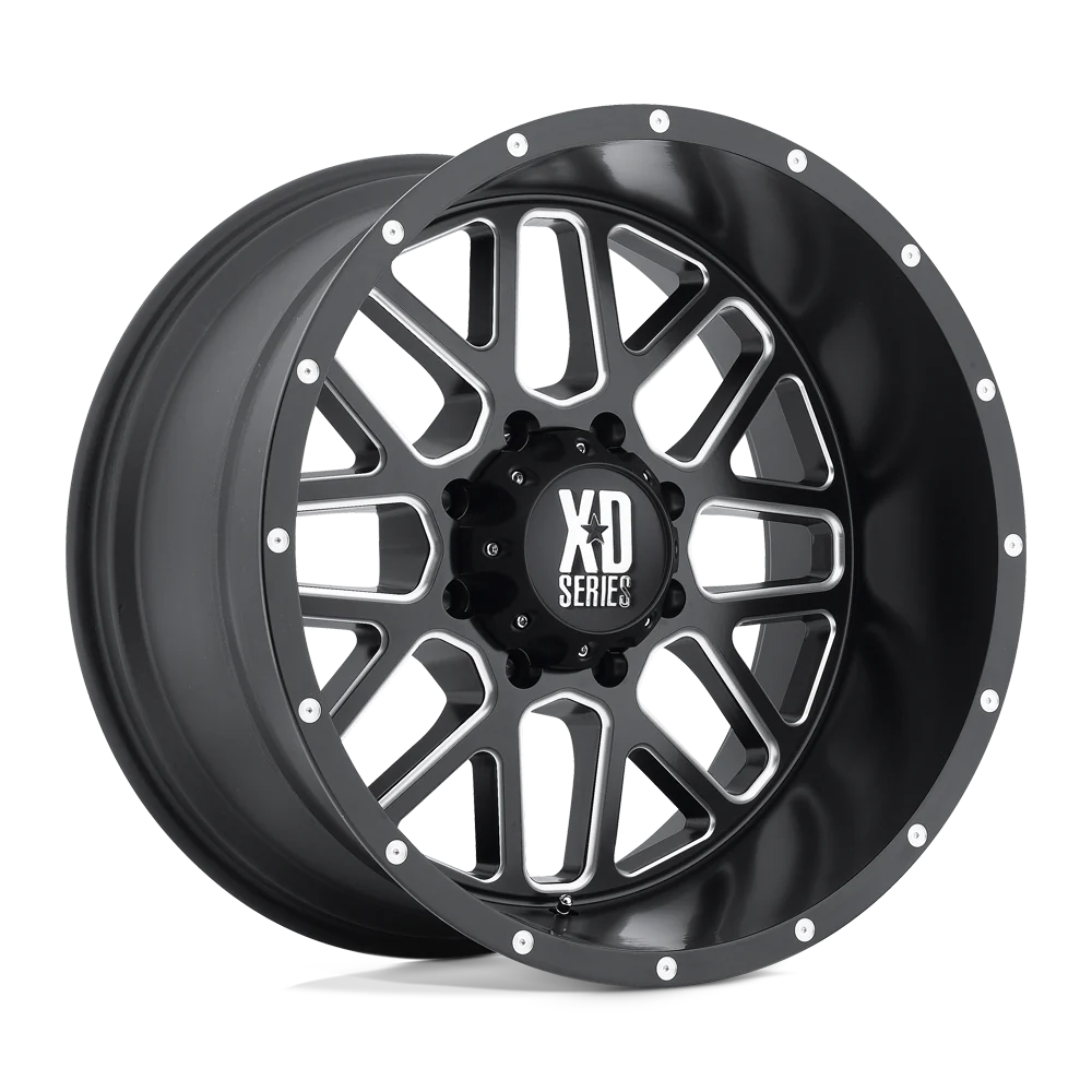 XD Wheels 820 Grenade 6-135.0 20X9 Satin Black MIlled 0 mm Offset