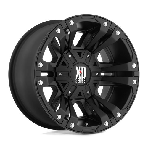 XD Wheels 822 Monster 2 5-114.3 (5-4.5") / 5-120.65 (5-4.75") 20X9 Matt Black 18 mm Offset