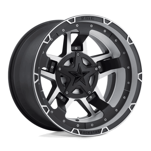 XD Wheels 827 Rockstar 3 6-114.3 (6-4.5") 20X9 Matt Black Machined Face 18 mm Offset