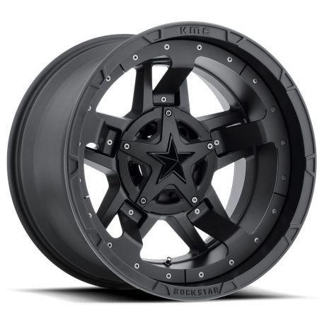 XD Wheels 827 Rockstar 3 5-127 (5-5") / 5-139.7 (5-5.5") 20X12 Matt Black -44mm Offset