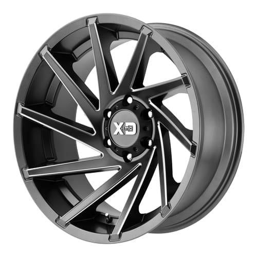 XD Wheels 834 Cyclone 6-139.7 (6-5.5") 18X9 Satin Black Milled 0 mm Offset