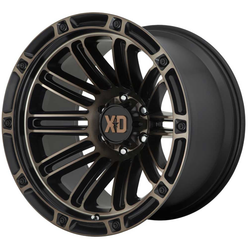 XD Wheels 846 Double Deuce 6-139.7 (6-5.5") 20X10 Satin Black Dark Tint -18mm Offset