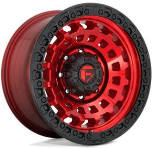 Fuel Wheels Zephyr D632 6-139.7 (6-5.5") 18X9 Candy Red +1mm Offset D63218908450