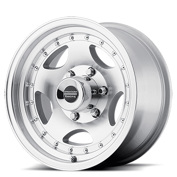 American Racing AR23 Type 23 5-127 (5-5") 15X7 Machined With Clear Coat 3.75" BS