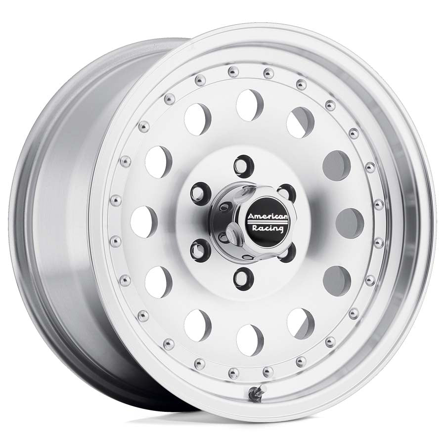 American Racing AR62 Outlaw 2 6-139.7 (6-5.5") 16X8 Machined With Clear Coat 4.5" BS