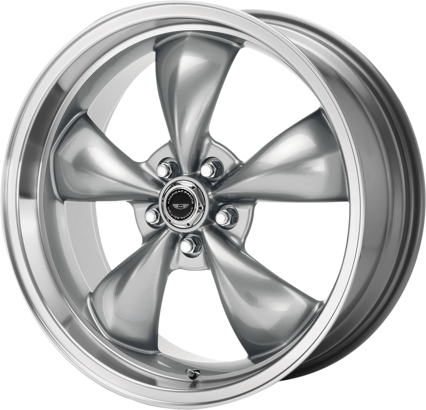 American Racing AR61 Outlaw 1 5-139.7 (5-5.5") 15X10 Machined With Clear Coat 4.00" BS