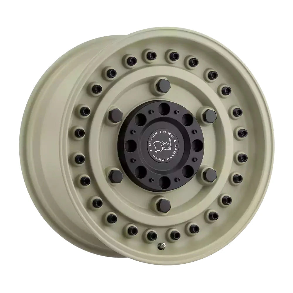 Black Rhino Armory 6-6.5 (6-139.7) 20X9.5 Sand On Black -18mm Offset 2095ARY86140D12