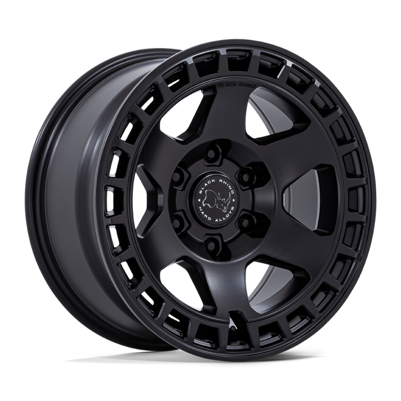 Black Rhino Bahari 6-120 18X8 Matte Black +45mm Offset BR022MX18806F45