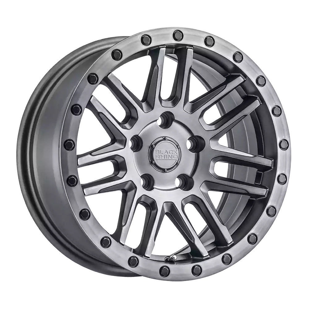 Black Rhino Arches 5-120 18X8 Matt Brushed Gunmetal with Black Bolts +30mm Offset 1880ACH305120G76