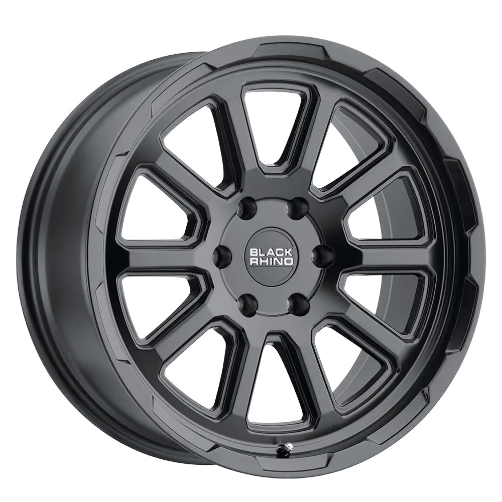 Black Rhino Chase 5-120 17X8 Matt Black +10mm Offset 1780CHS105120M76