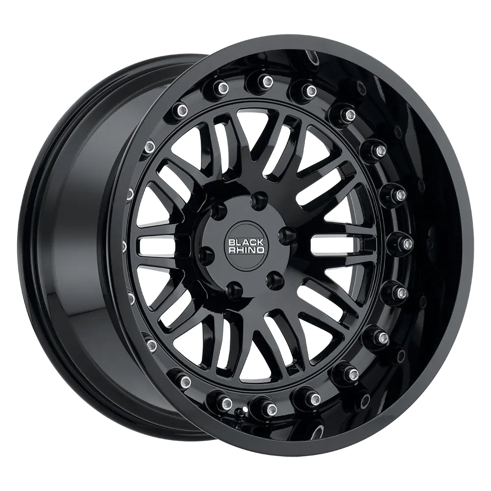 Black Rhino Fury 6-139.7 (6-5.5") 18X9.5 Gloss Black +12mm Offset 1895FRY126140B12