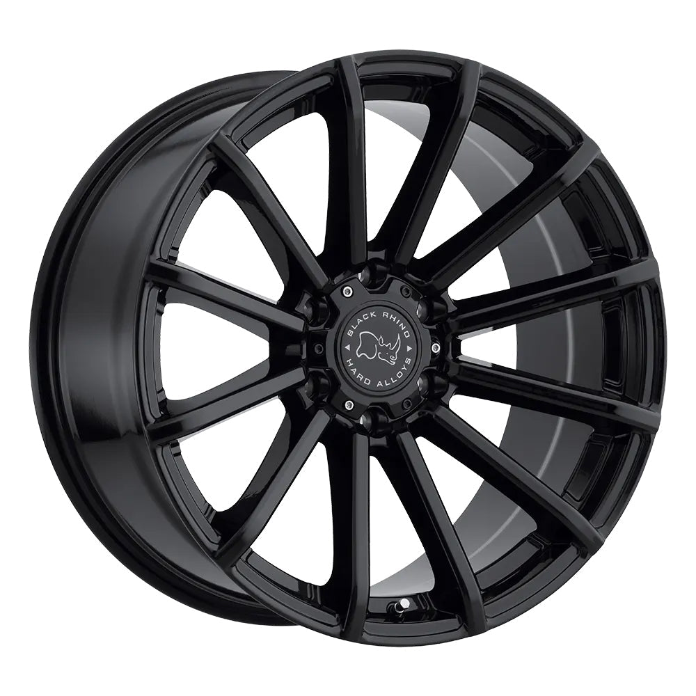 Black Rhino Rotorua 6-139.7 (6-5.5") 20X9.5 Gloss Black -12mm Offset 2095RTU-26140B12