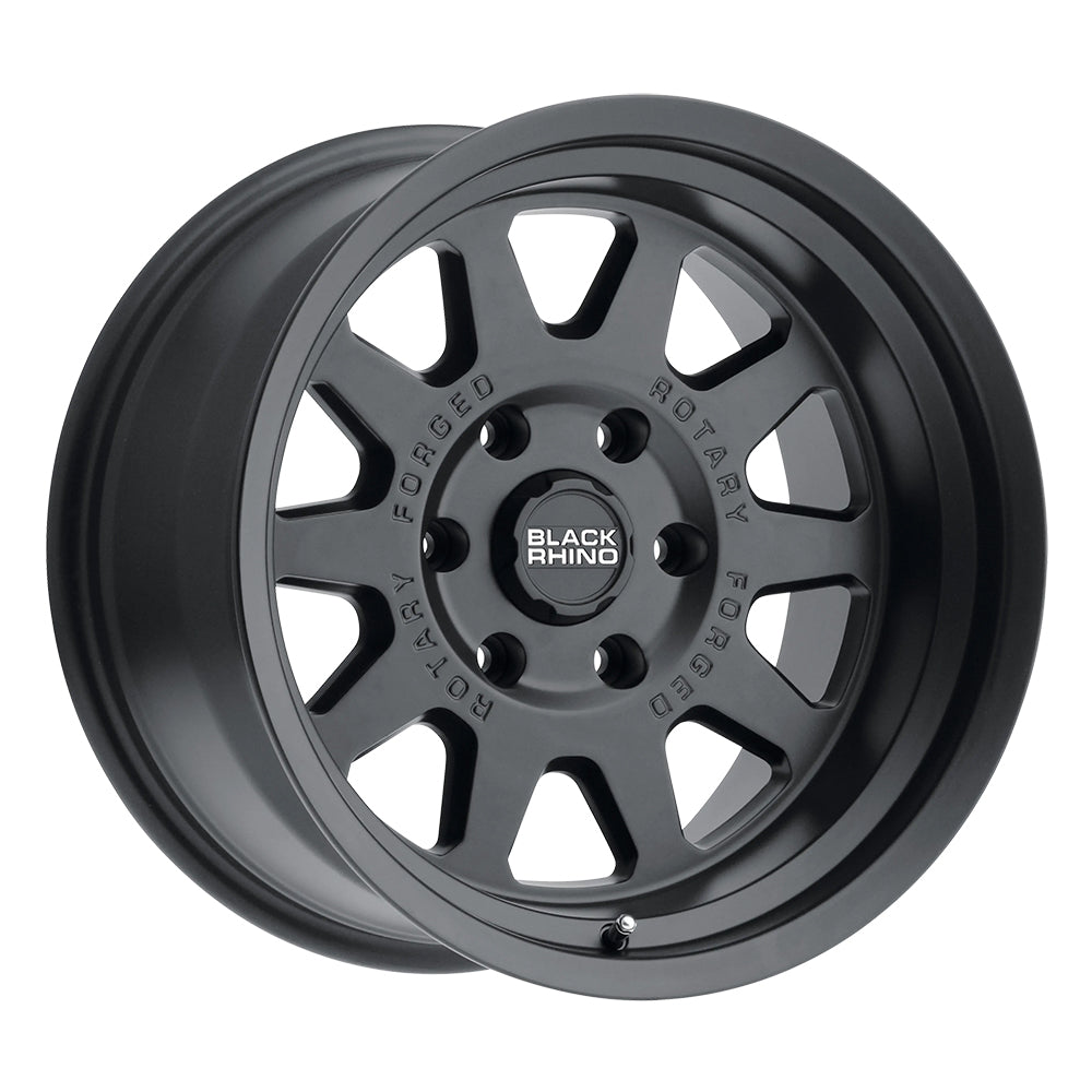 Black Rhino Stadium 5-160 17X8 Matt Black +45mm Offset 1780SDM455160B65